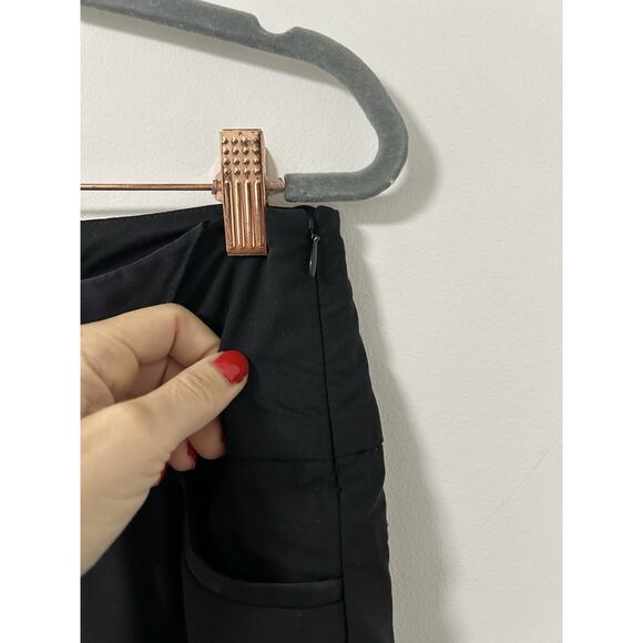 Wide Leg Full Length Trouser Pants Silk Stretch Goth Emo Witchy Size 2 Womens - Picture 4 of 11